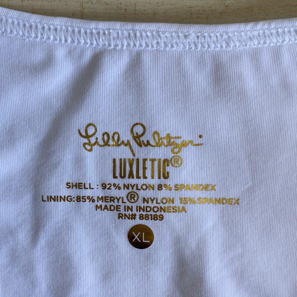 SOLD Lilly Pulitzer Luxletic Tennis Dress Delphina Jacquard Resort Match Size XL - Picture 10 of 16